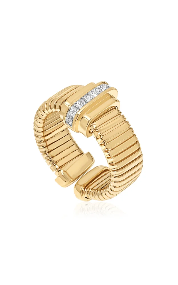 Raisina 18K Yellow Gold Diamond Ring