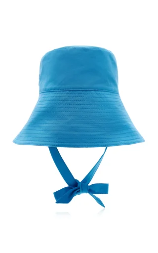Wide-Brimmed Cotton Bucket Hat