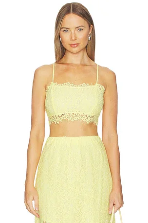 Sofie Lace Cropped Camisole