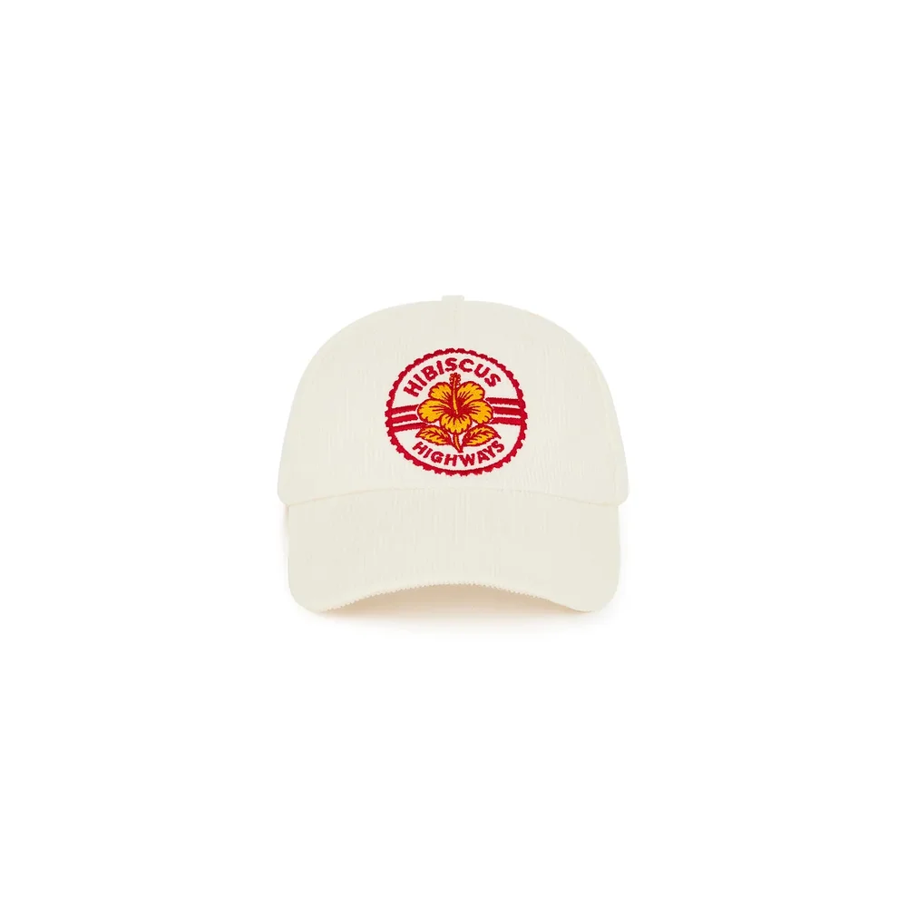 Vintage Corduroy Cap - Hibiscus Highway