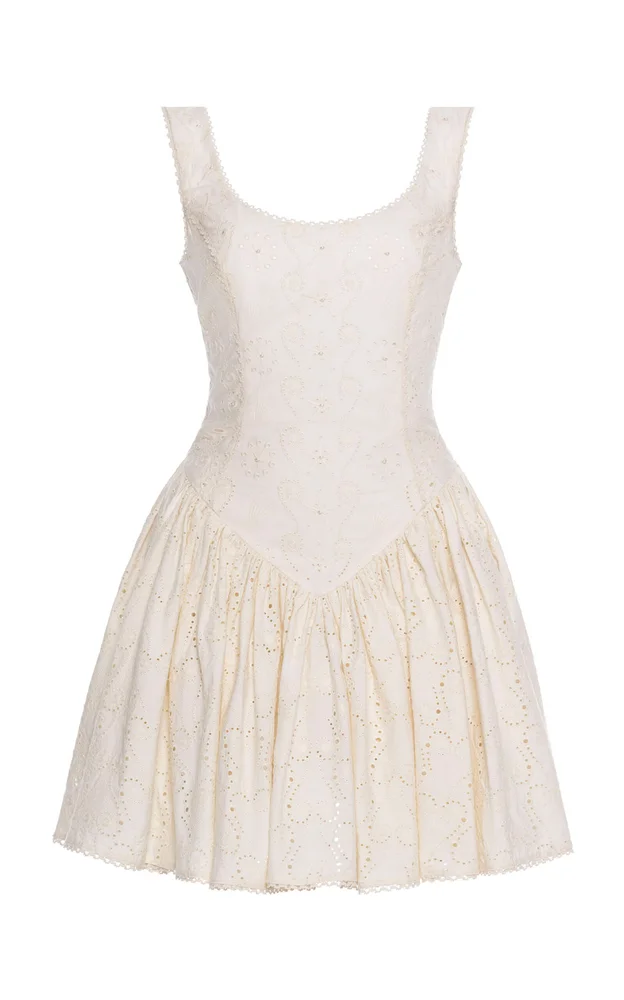 Pluma Playa Cotton Mini Dress