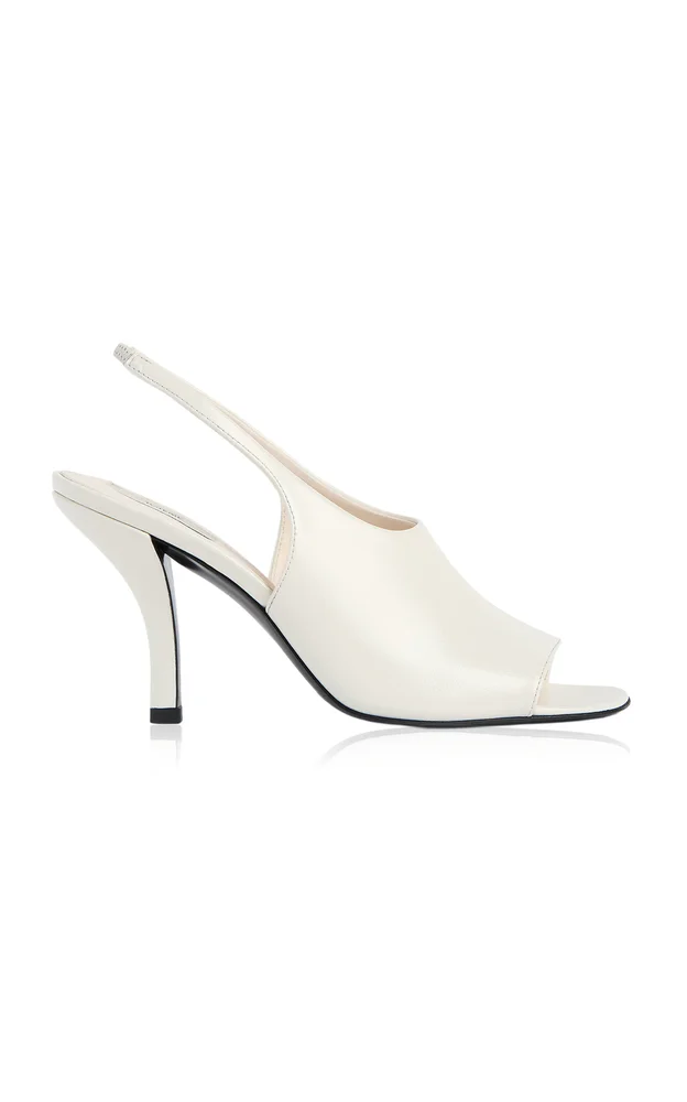 Leather Slingback Sandals