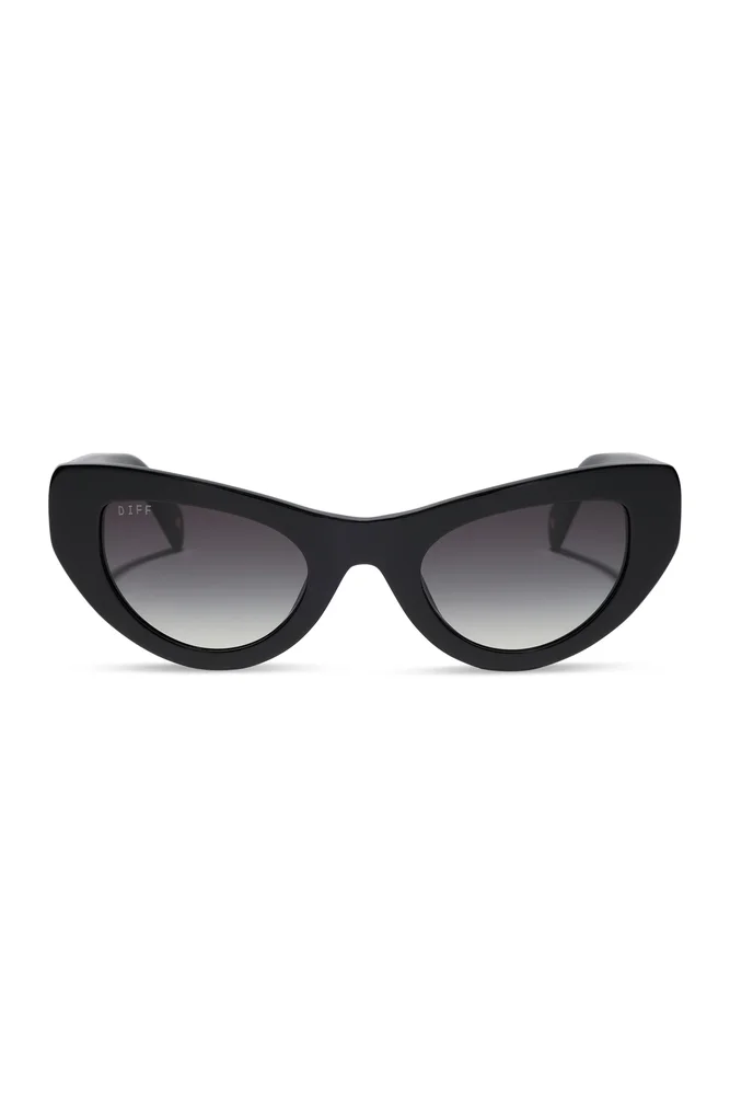 Beach Riot X DIFF Mesa Sunglasses Black