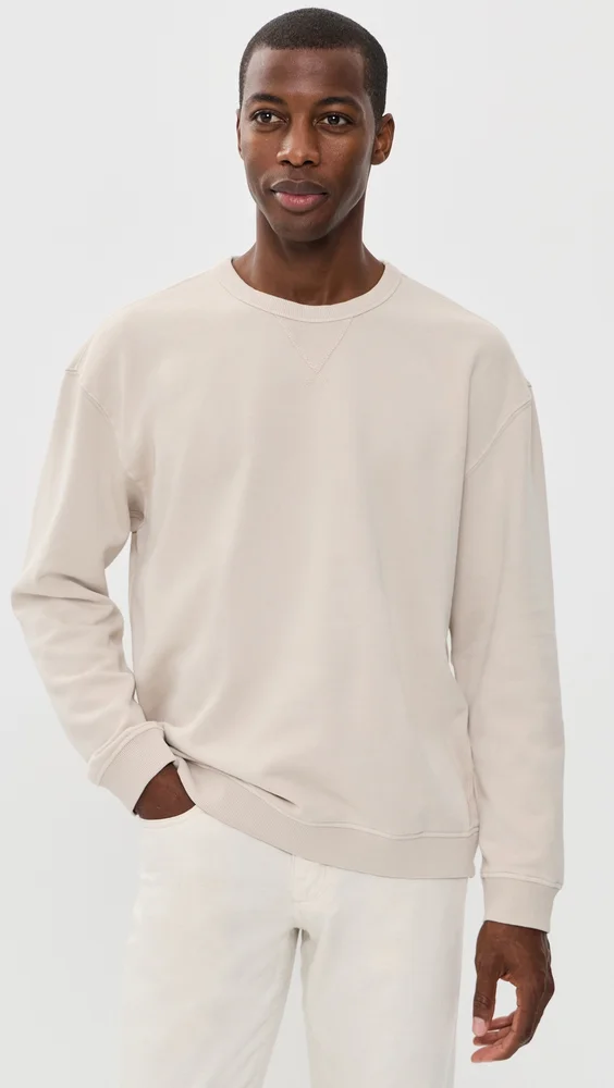 Relaxed Cloud 9 Fleece Crewneck Sweatshirt (Whitecap)