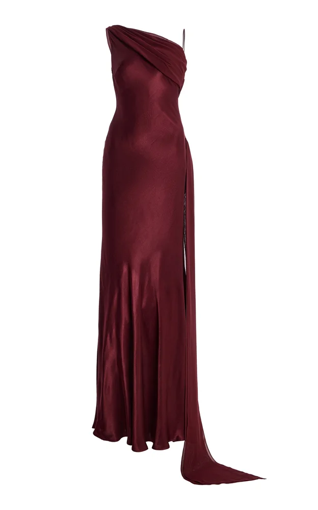 Helena Satin Maxi Dress