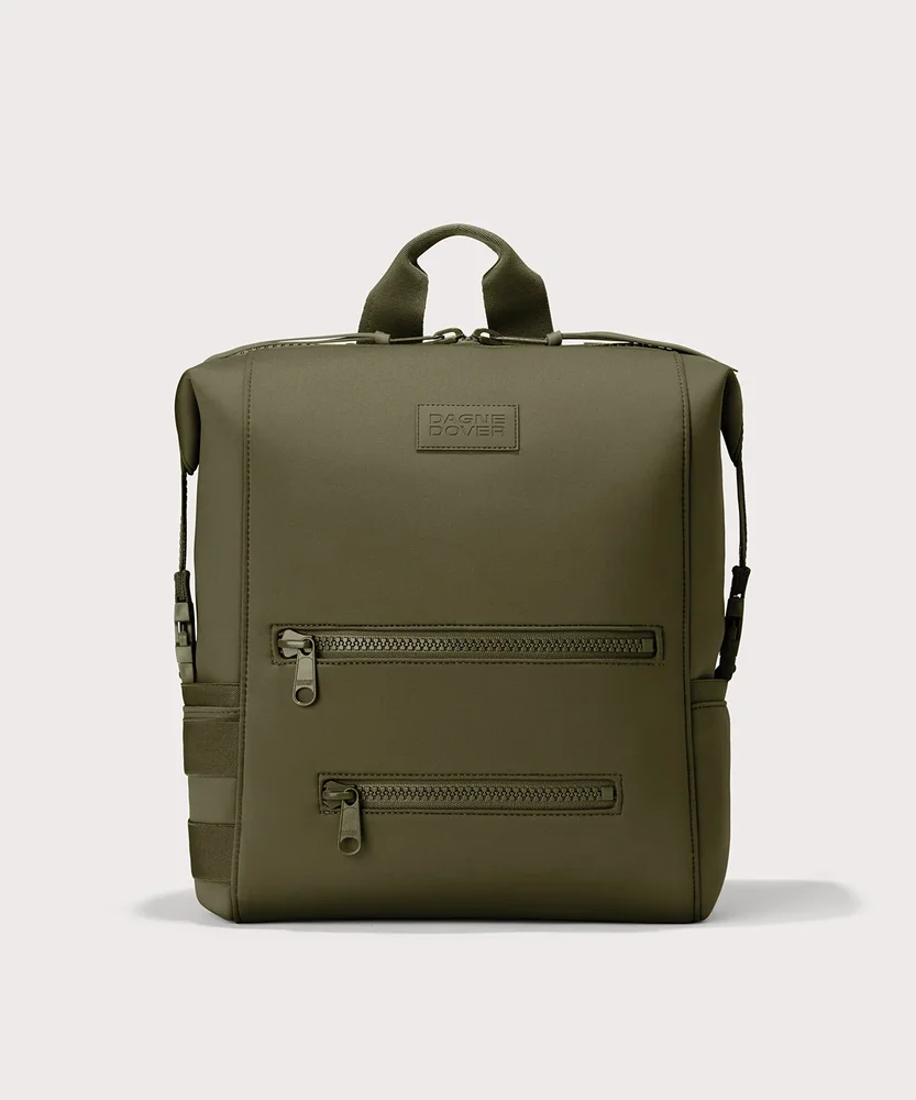 Indi Diaper Backpack in Dark Moss, Large