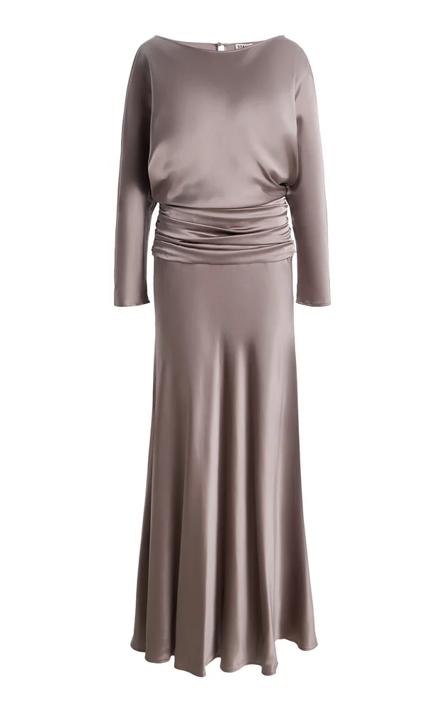Freda Silk-Blend Maxi Dress