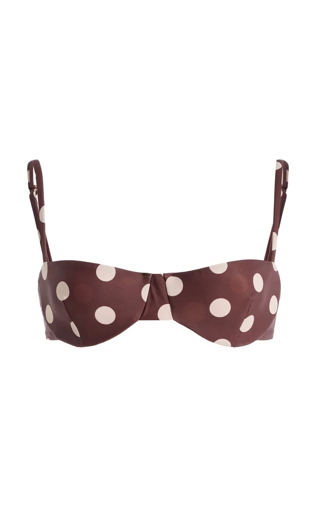 Ingrid Polka Dot Bikini Top