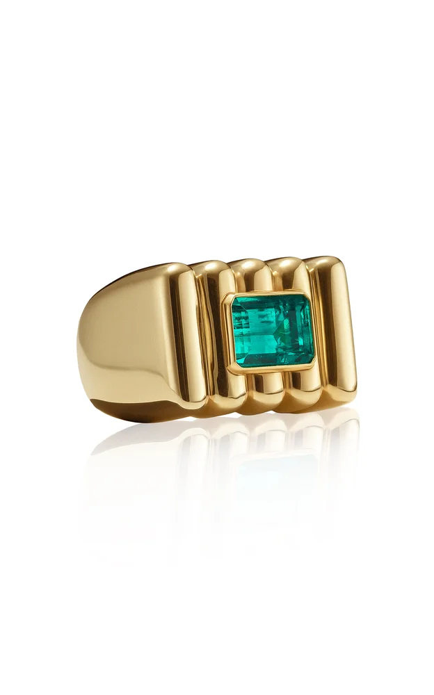 18K Yellow Gold Spina Ring