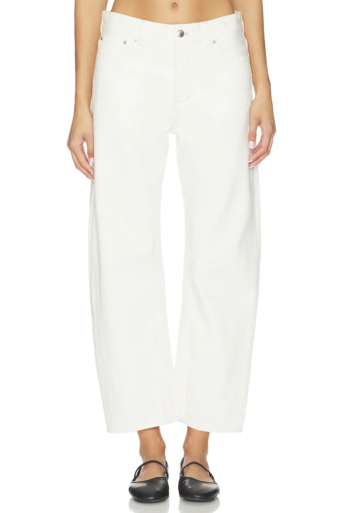 Darted Barrel Jeans