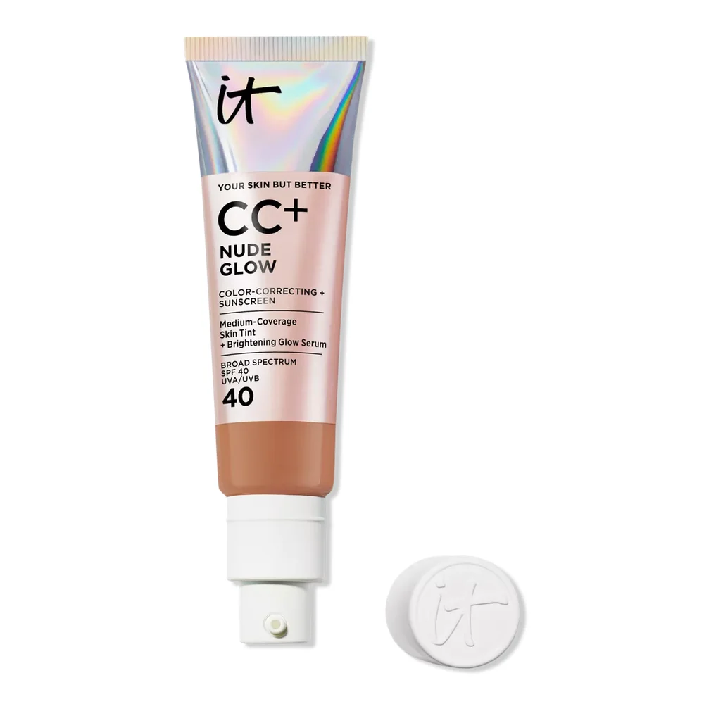 CC+ Nude Glow Lightweight Foundation + Glow Serum with SPF 40