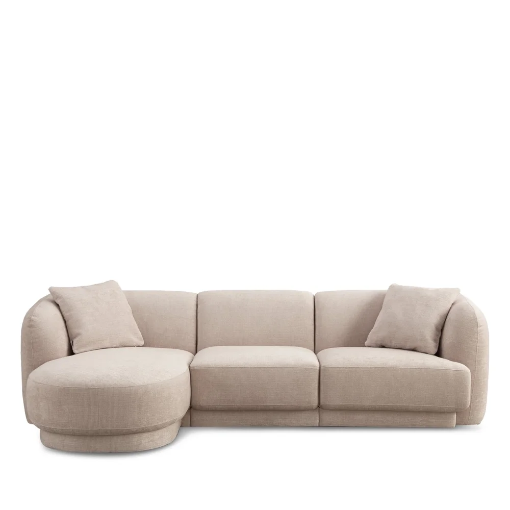 Nonna Three Piece Fabric Sectional