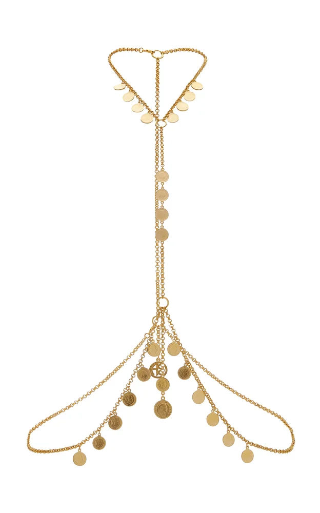 Exclusive La Isla 24K Gold-Plated Body Chain