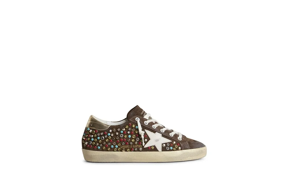 Women's Super Star Suede Embellished Sneakers