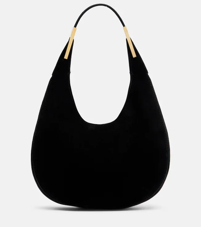 Florence Small suede shoulder bag