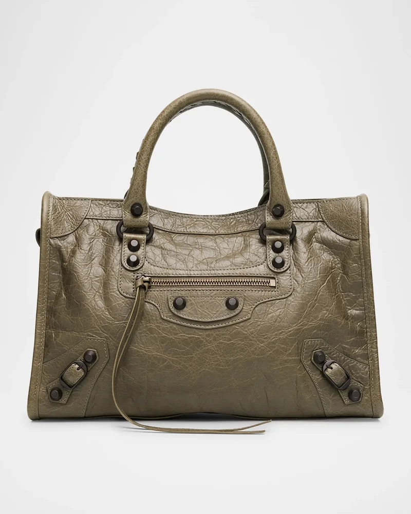 Le City Small Leather Top-Handle Bag