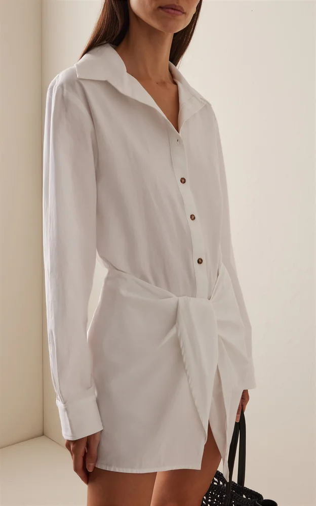 The LA Button-Down Mini Wrap Dress