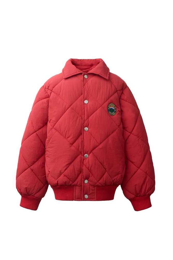 Quilted Patch Bomber Jacket (Boys)