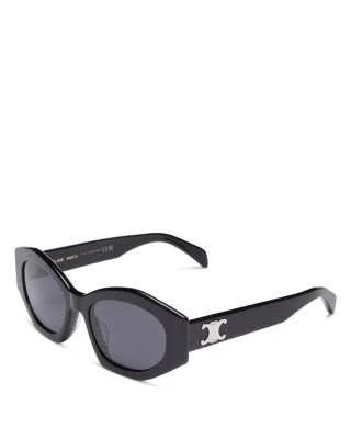 Triomphe Cat Eye Sunglasses, 55mm