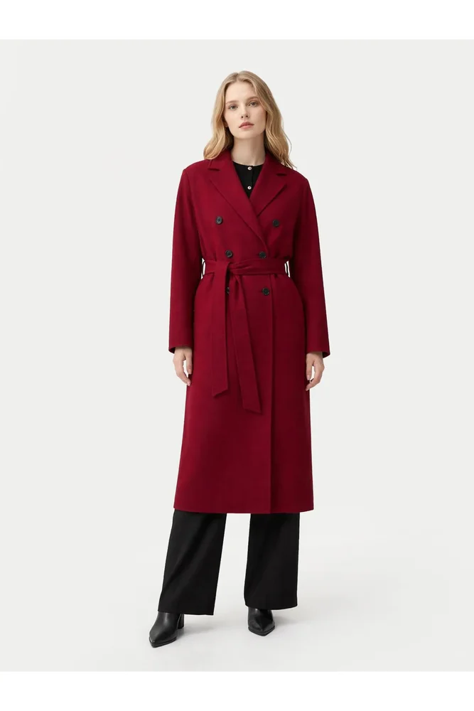 Women's Double-Breasted Cashmere Coat