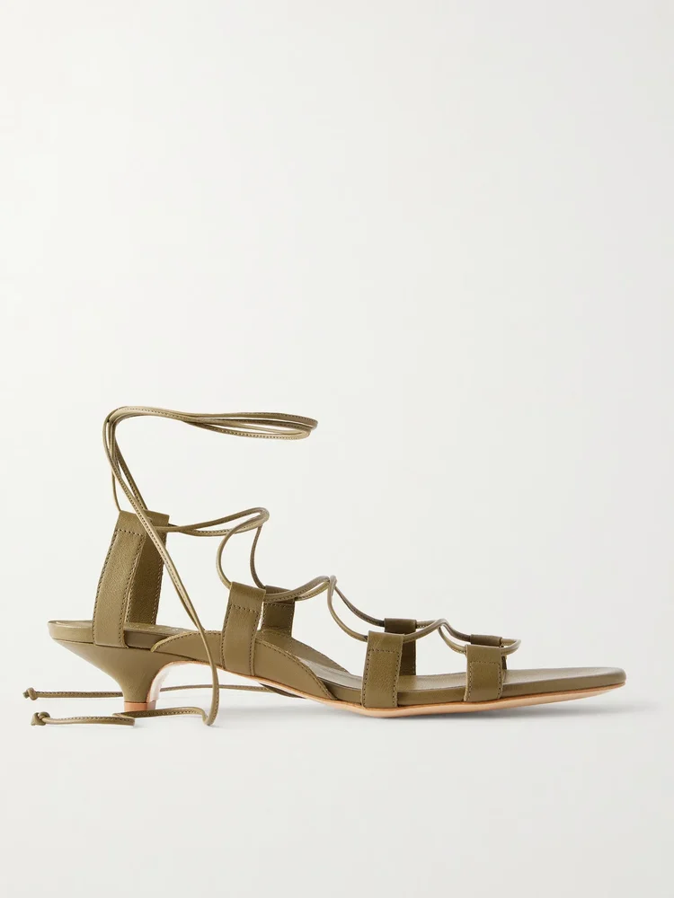 The Sparta lace-up leather sandals