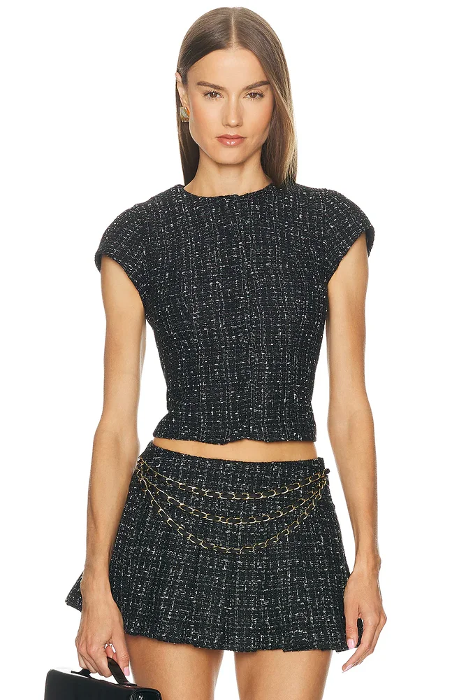 Danica Tweed Top