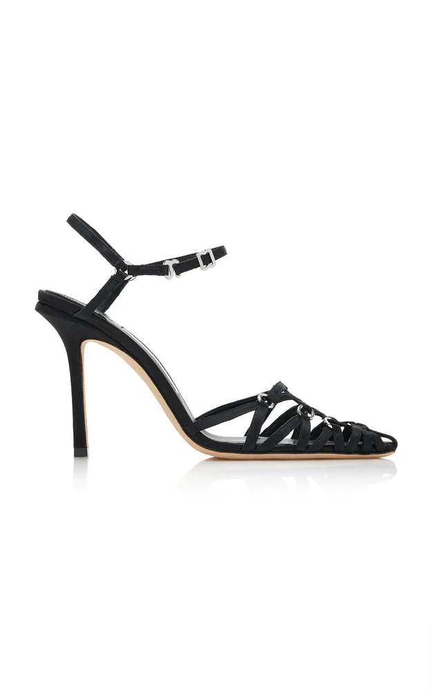Tiga 100mm Satin Pumps