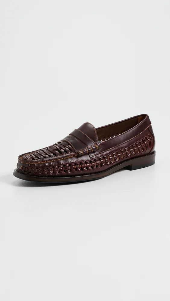Lexington Woven Leather Loafers