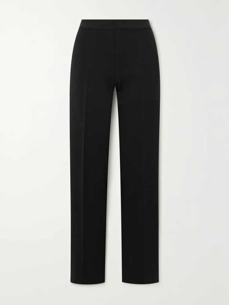 Jules stretch-cotton straight-leg pants