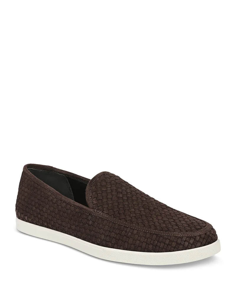 Men's Suede Sonoma Basketweave Loafers