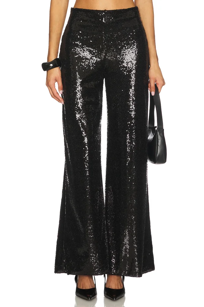 Sequin Wide Leg Pant