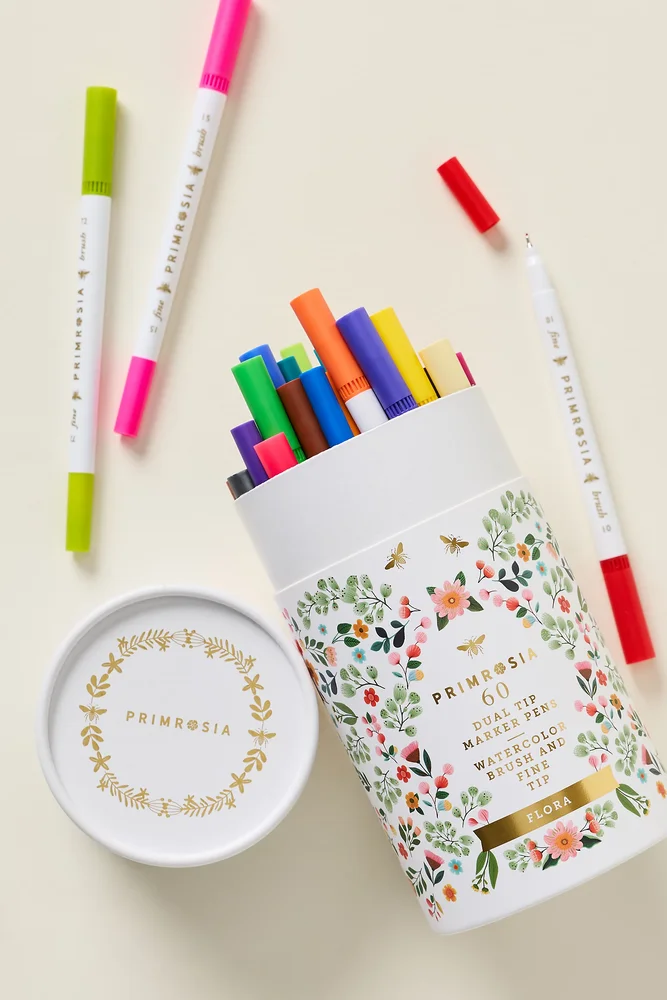 Flora Dual-Tip Markers