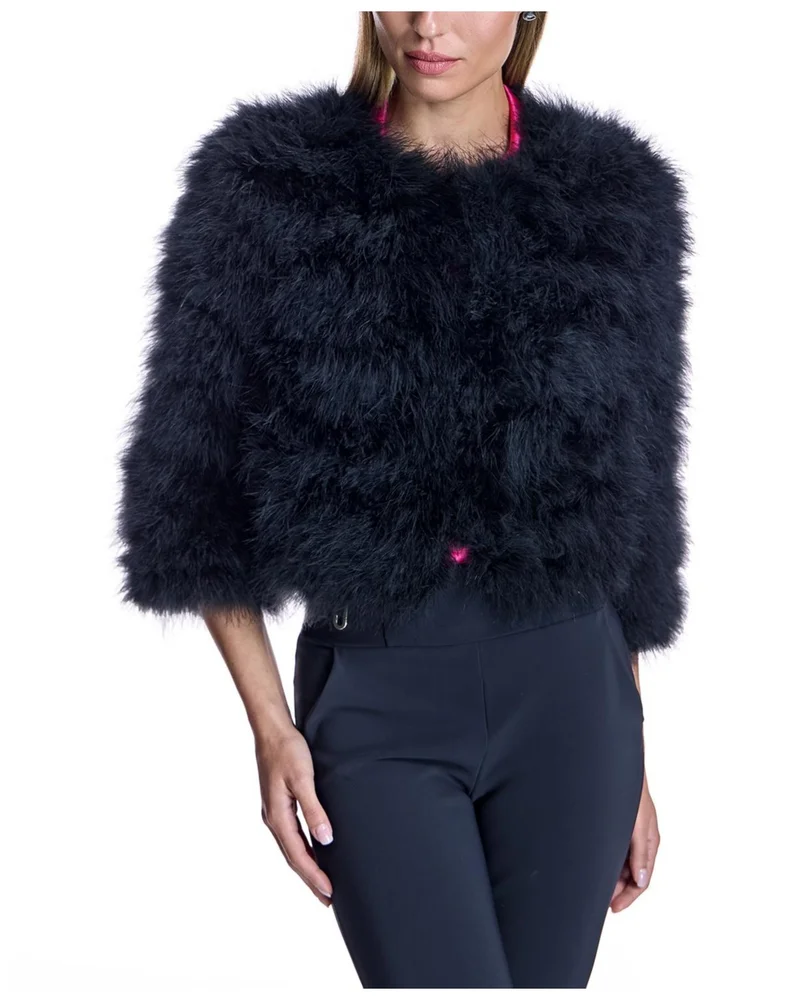 Feather Bolero Jacket