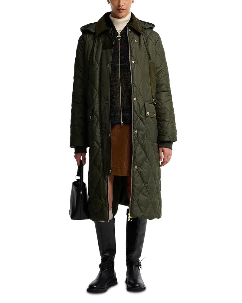 Rudson Quilted Hooded Coat
