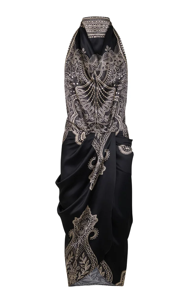 Radical Grace Draped Silk Top