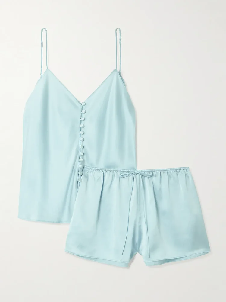 Etta silk-satin pajamas