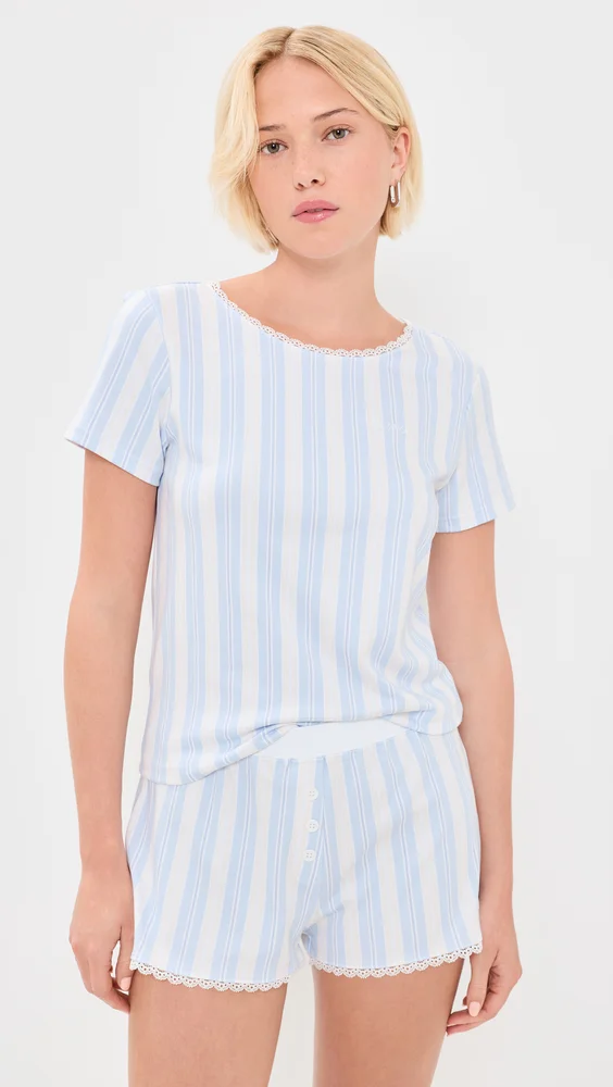 Cozyland & Brunch Shorts Pajama Set