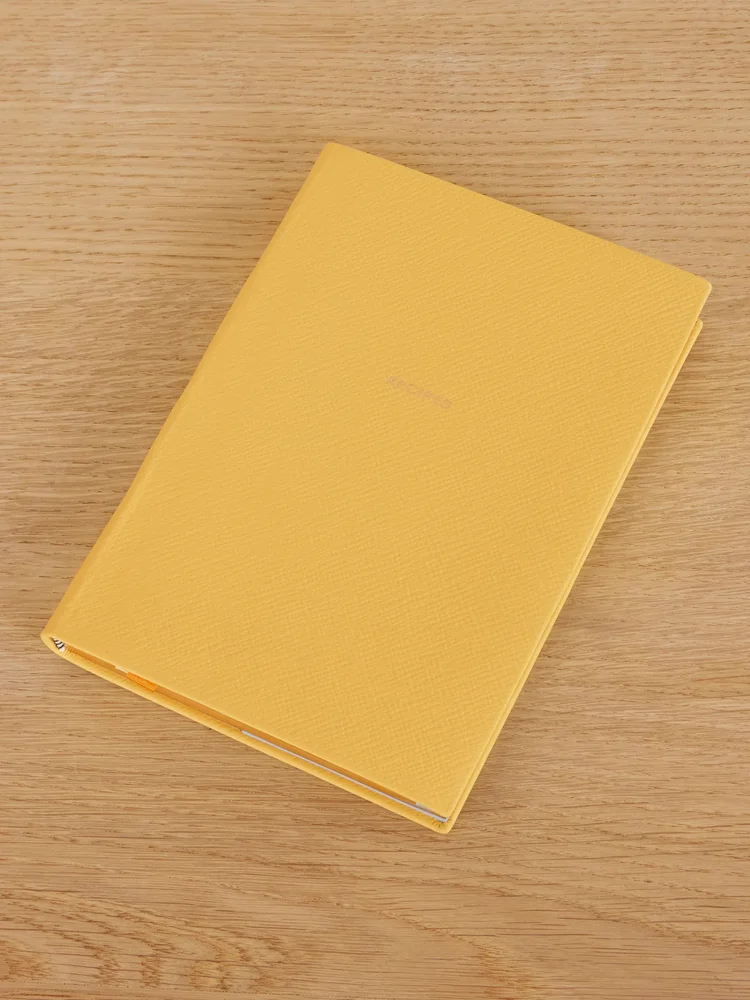 Recipes Soho Panama textured-leather notebook