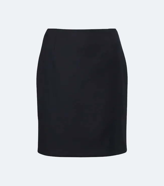 Wool miniskirt
