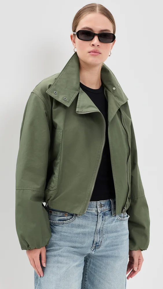Sculpted Parachute Jacket