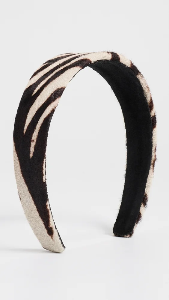 Zebra Ponyhair Cruz Headband