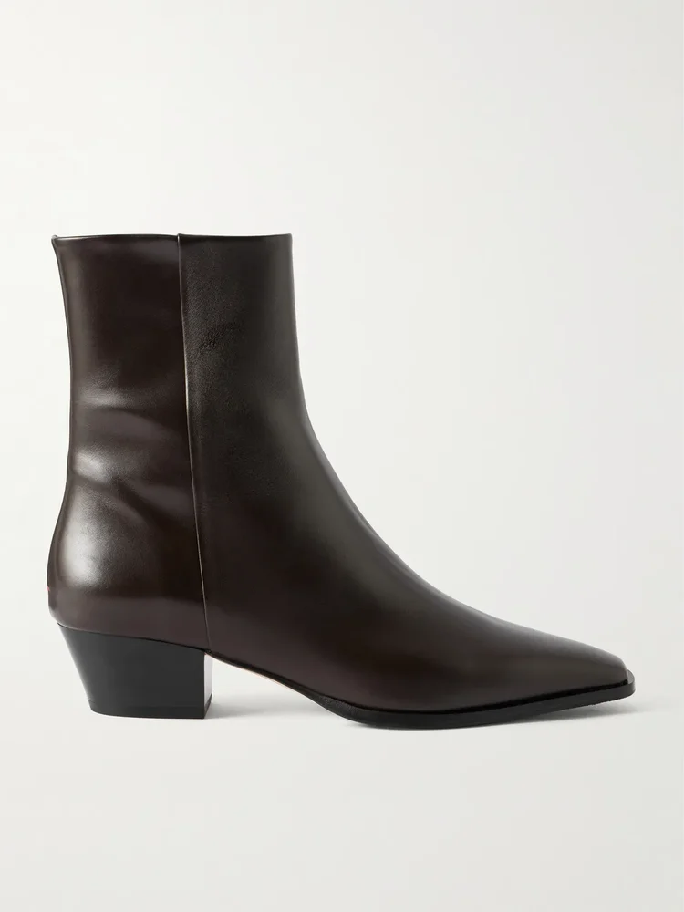 Baba 40 leather ankle boots