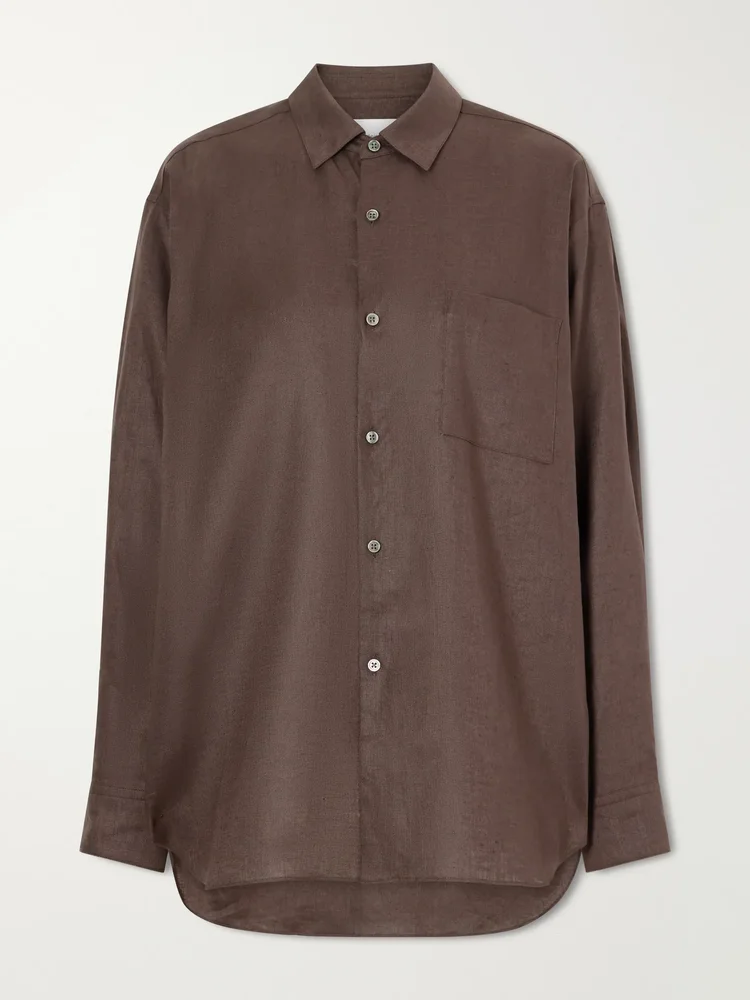 Oversized linen shirt