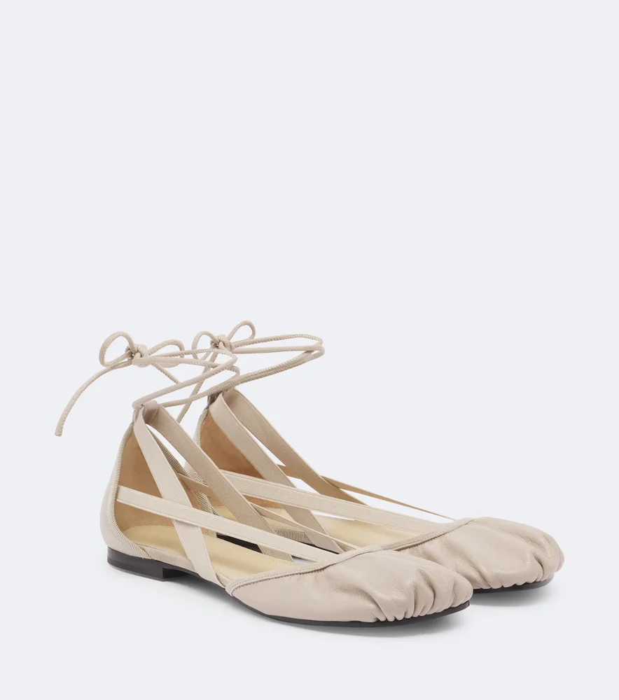 Pedille leather ballet flats