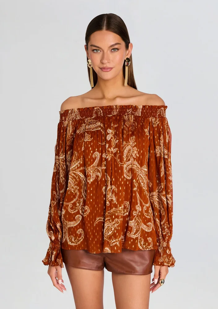Leya Smocked Top