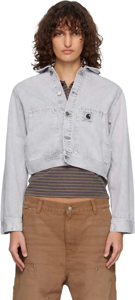 Gray Arca Denim Jacket