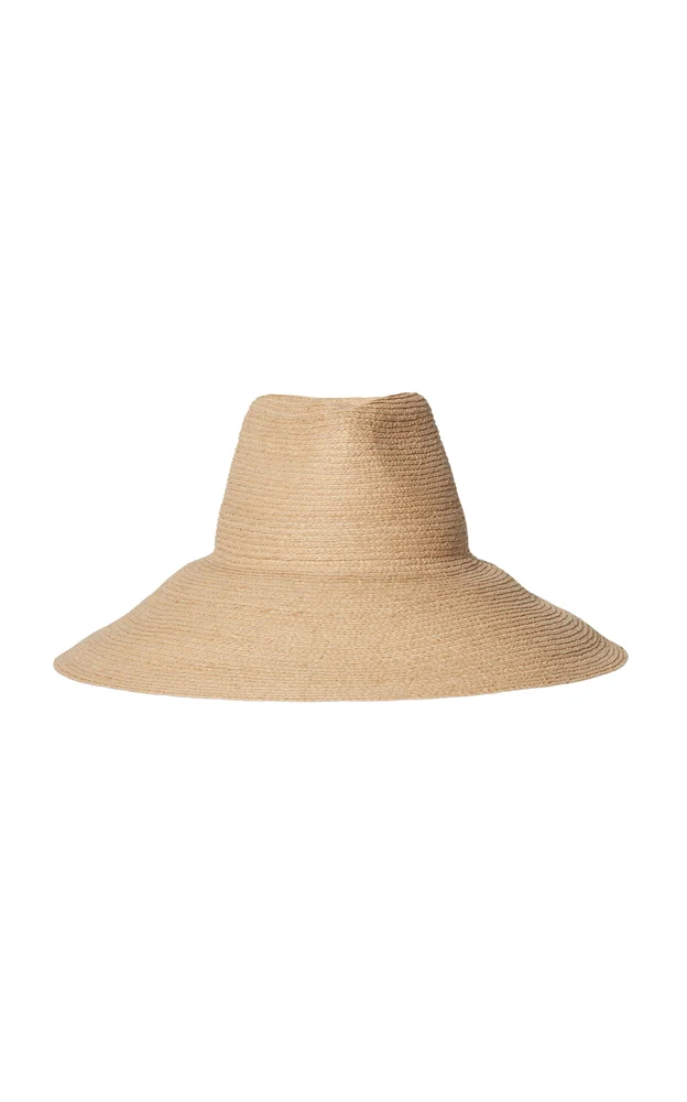 Tinsley Wide-Brim Raffia Hat