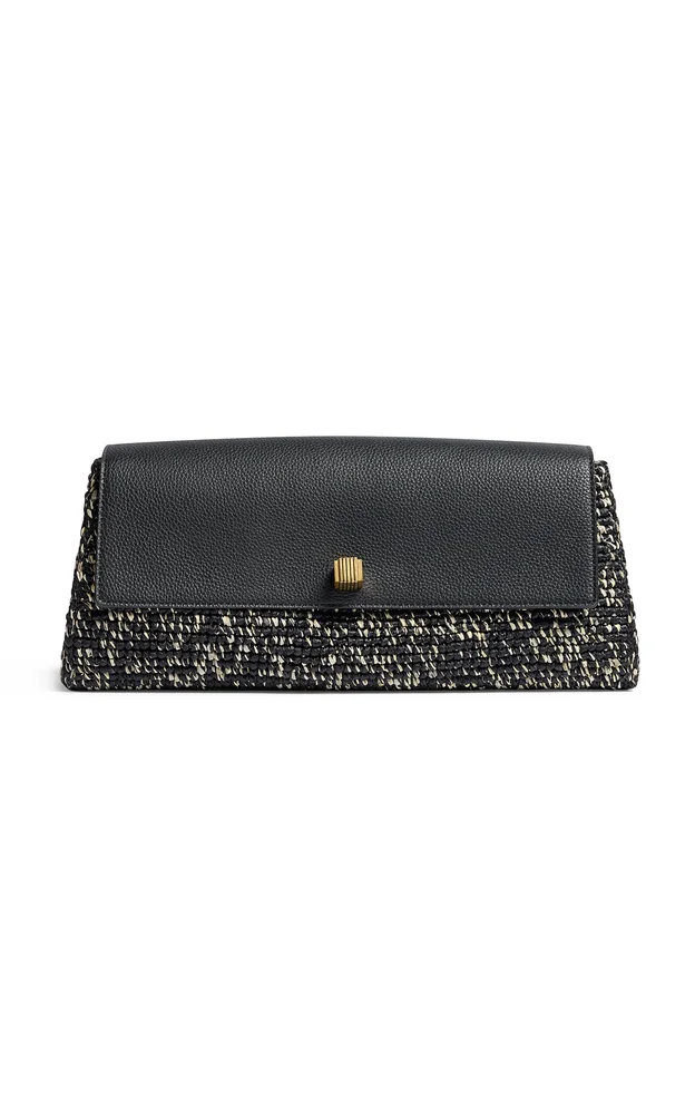 Audrey Raffia Clutch