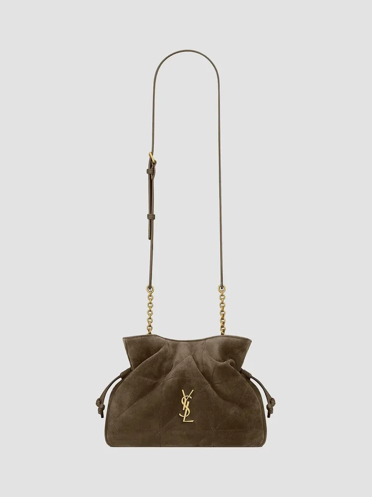 Jamie Shoulder Bag in Suede Leather