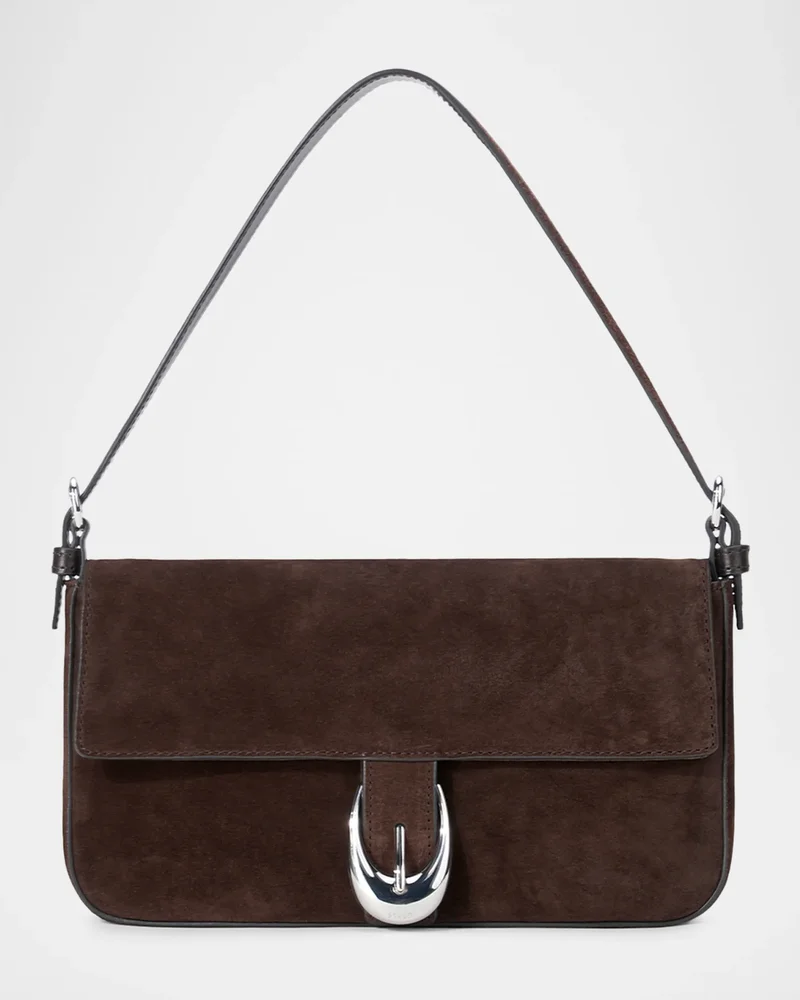 Harlow Suede Shoulder Bag